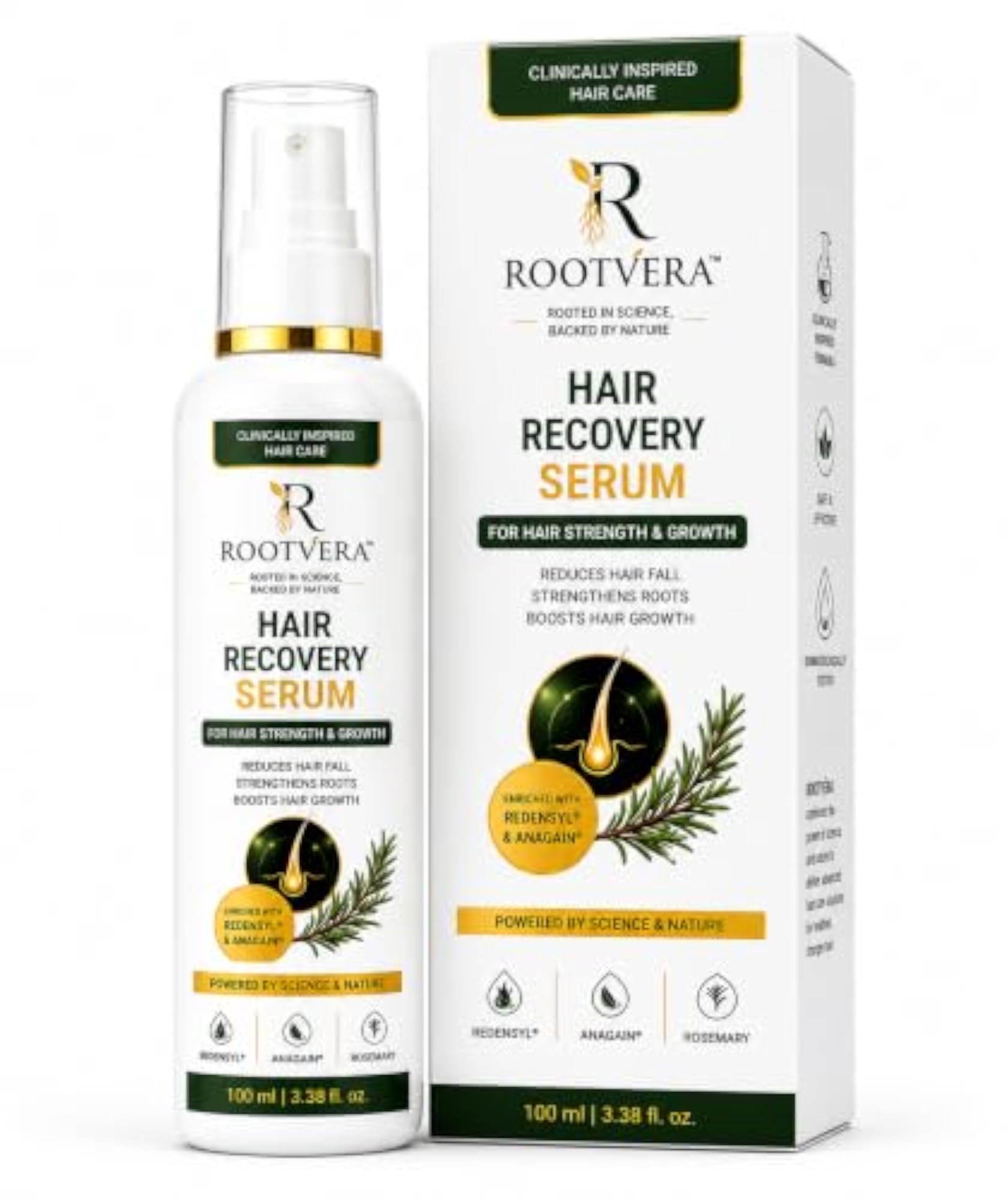 Hair Regrowth Serum with Redensyl & Anagain